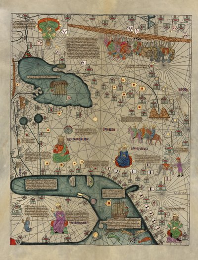 Atlante catalano da Abraham Cresques
